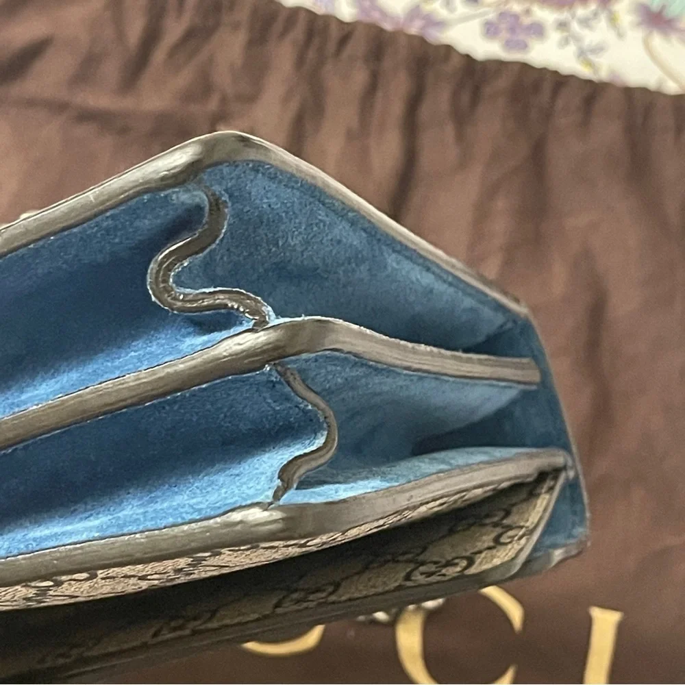 Gucci Dionysus GG Supreme Blooms Shoulder Bag Suede Interior Authentic - Picture 8 of 15